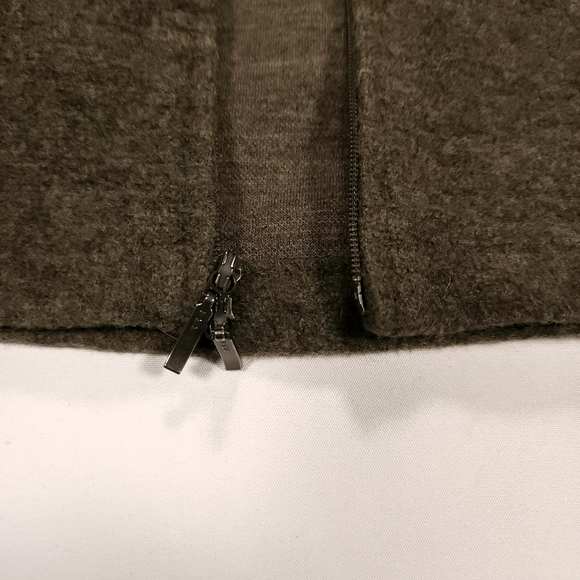 Ibex Backbay Merino Wool Tunic Jacket Womens Size XS Sweater Full Zip Green GUC! - Picture 10 of 16